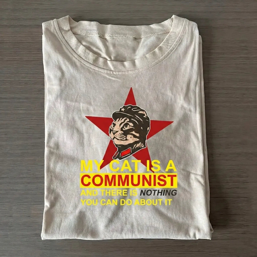 My Cat Is A Communist T-shirt