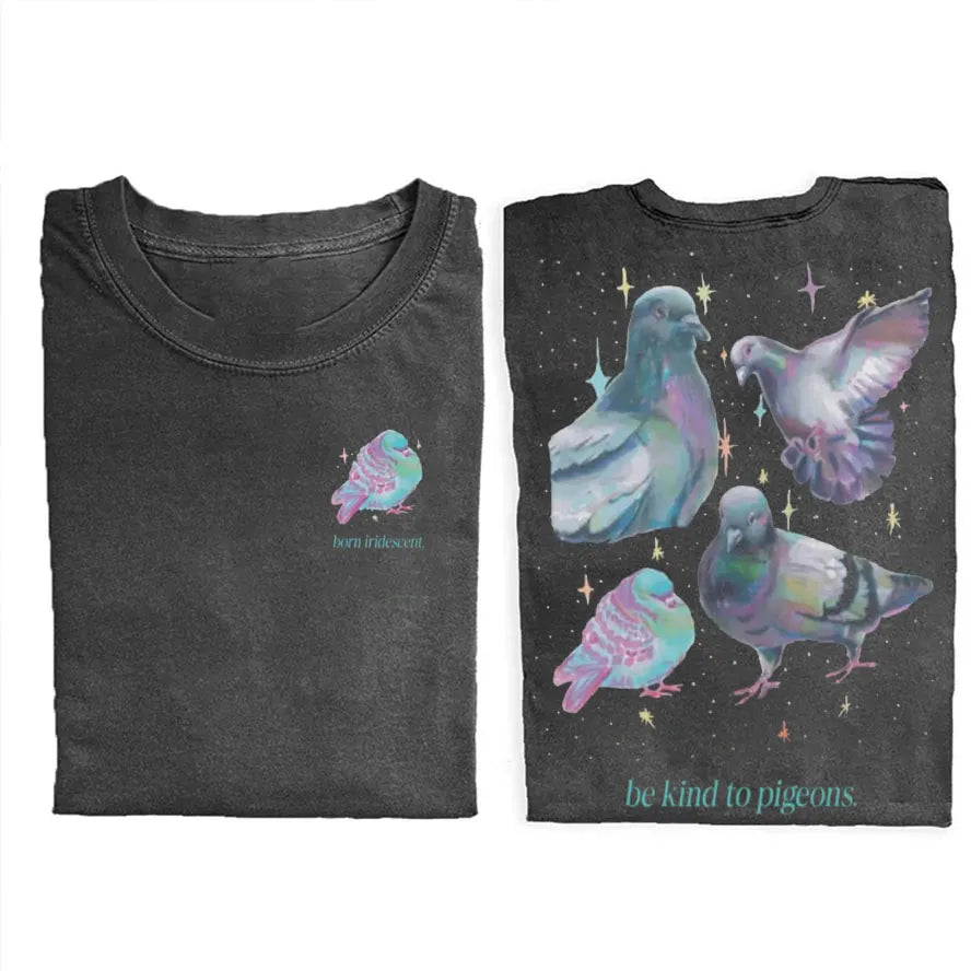 Born Iridescent Pigeon T-shirt