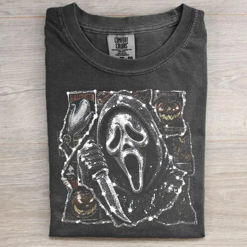 Disco Horror Ghost Face T-shirt