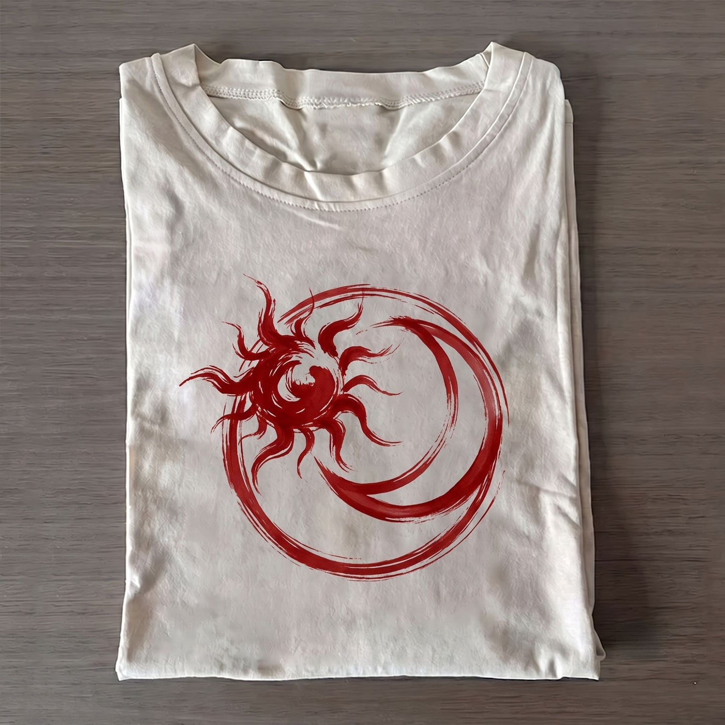 Red Ink Sun and Moon T-shirt