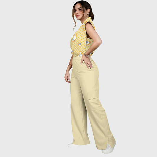 Women's Polka Dot Printed Scrub Set SP06