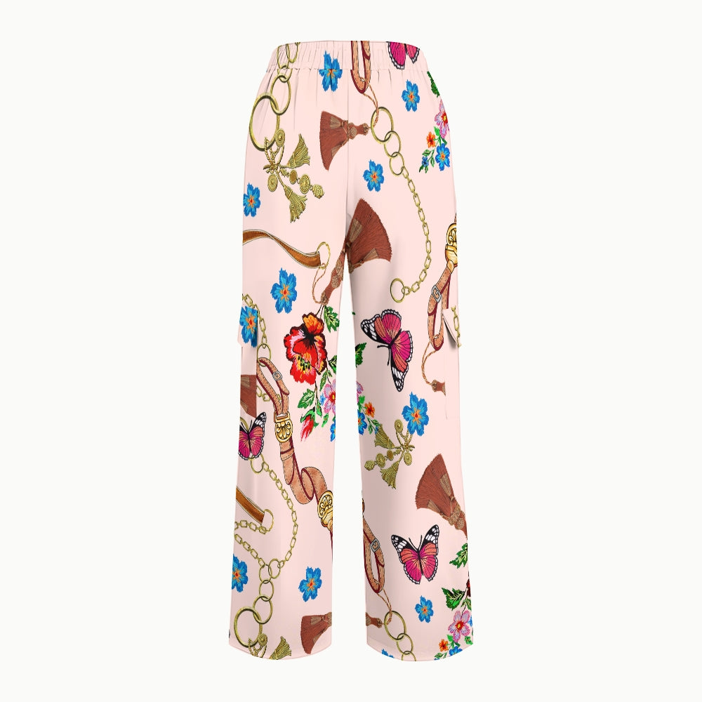 Women's Metallic Line Series Printed Scrub Set SM10