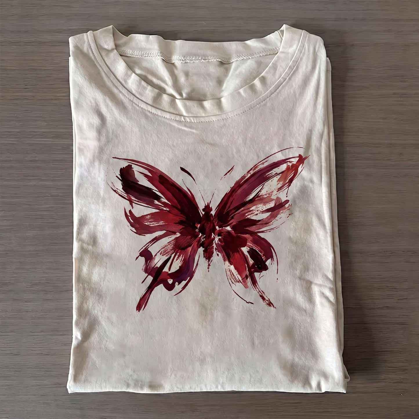 Red Ink Butterfly T-shirt