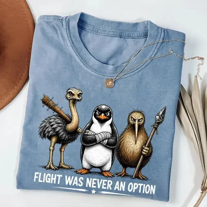Flight Was Never An Option Bird T-Shirt