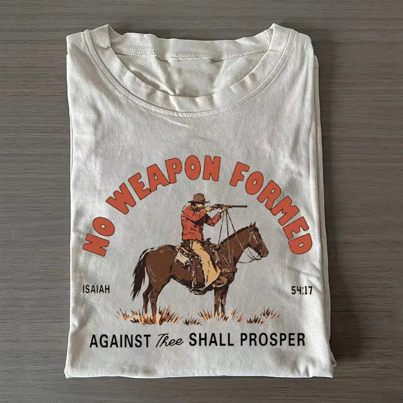 No Weapon Formed Christian T-Shirt