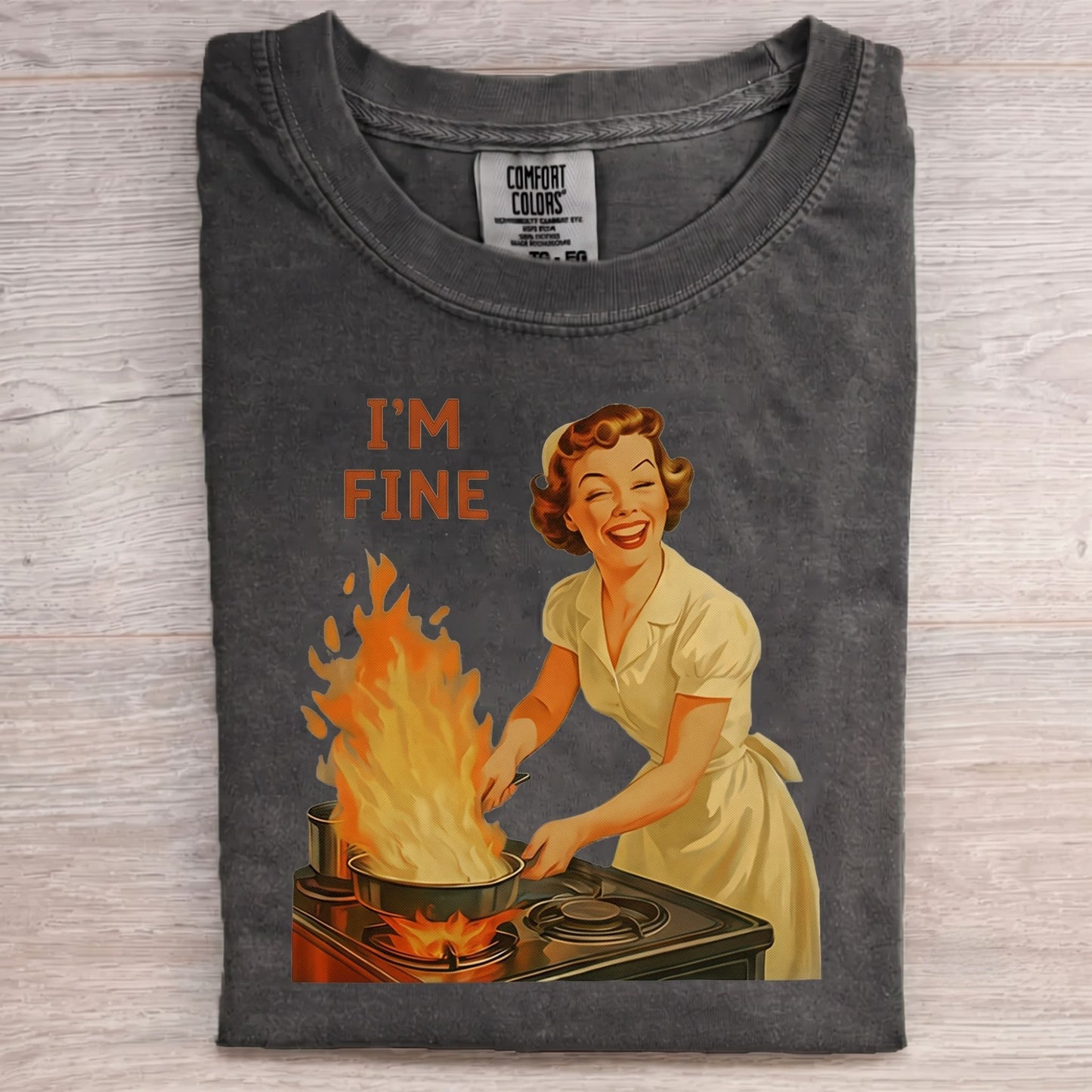 I’m Fine 1950s T-Shirt