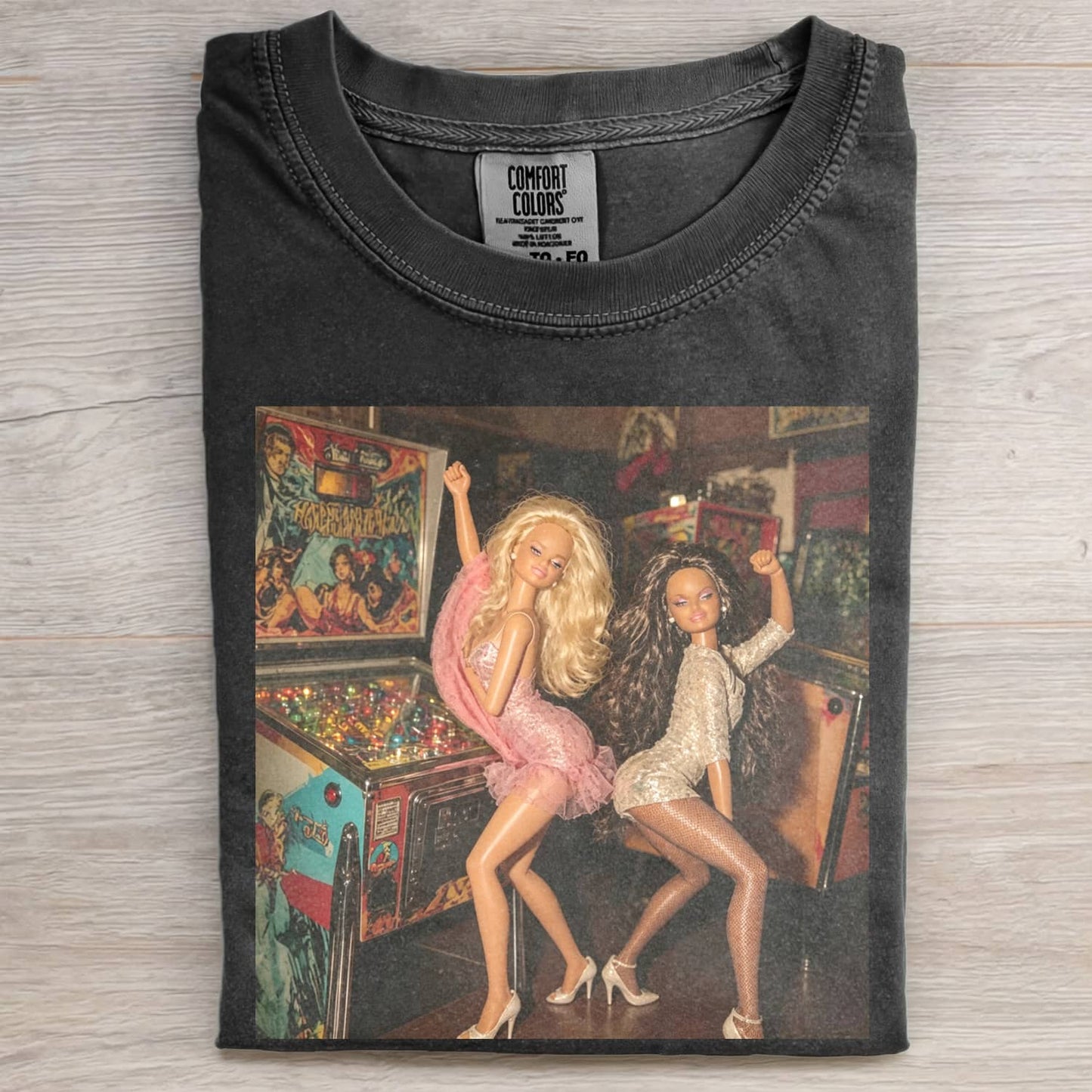 BLACK GIRL DOLL VINTAGE DANCE TEE