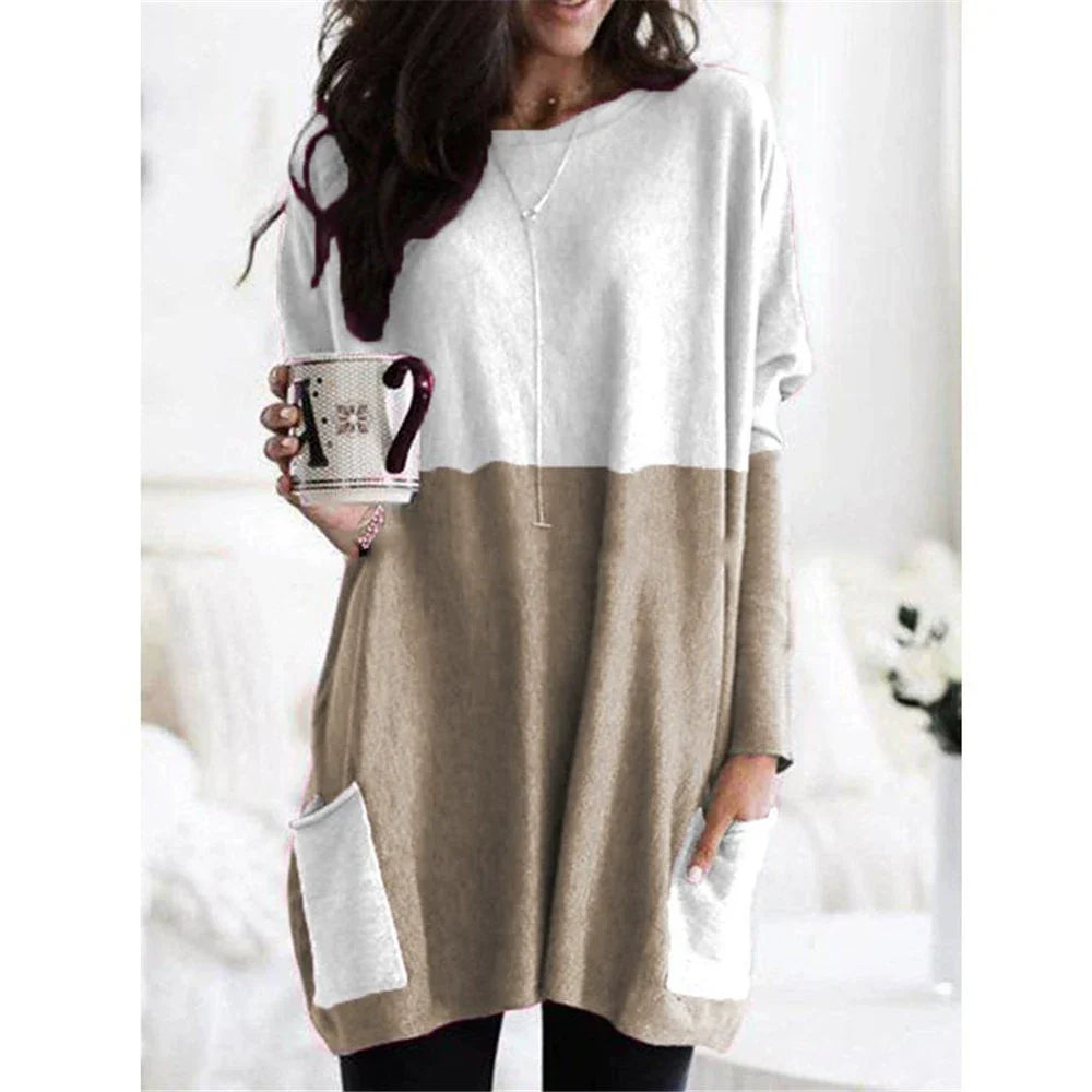 Women's Lightweight Long Sleeve Tunic Top (Buy 3 Free Shipping)