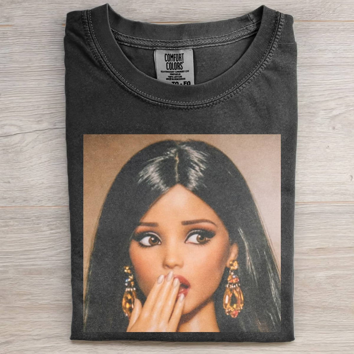 BLACK GIRL DOLL GIRL FUNNY MEME TEE