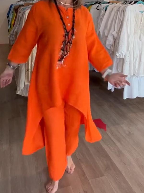 💥💕Women's linen casual suit