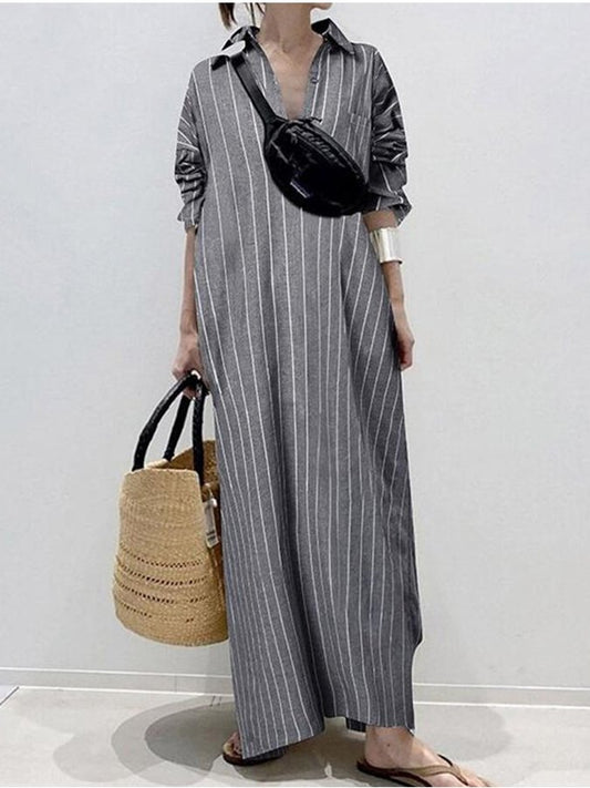 Striped Loose Dress