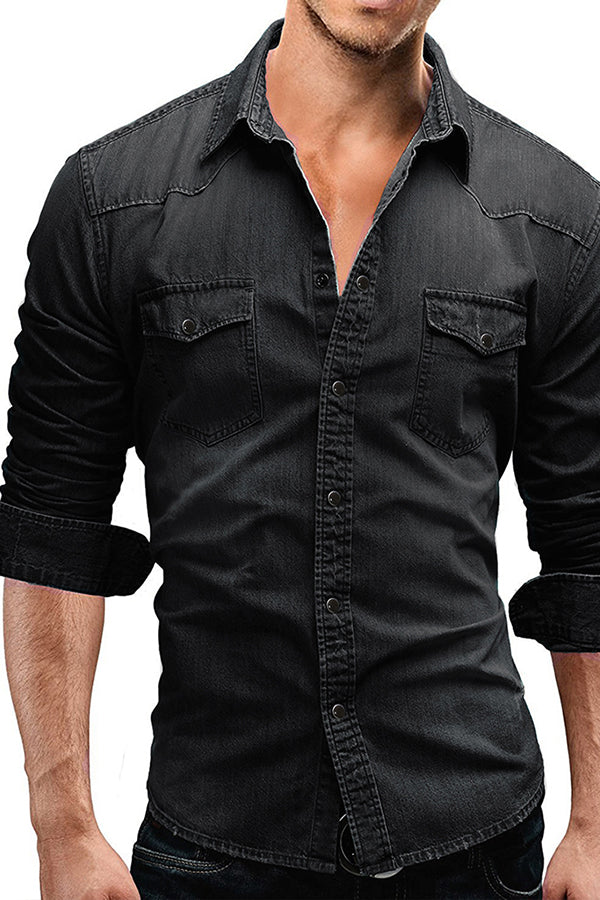 Spring Men's Mid-length Slim Windbreaker Casual Jacket