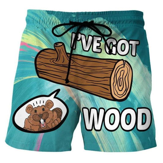 Couple Matching - I've Got Wood - Shorts