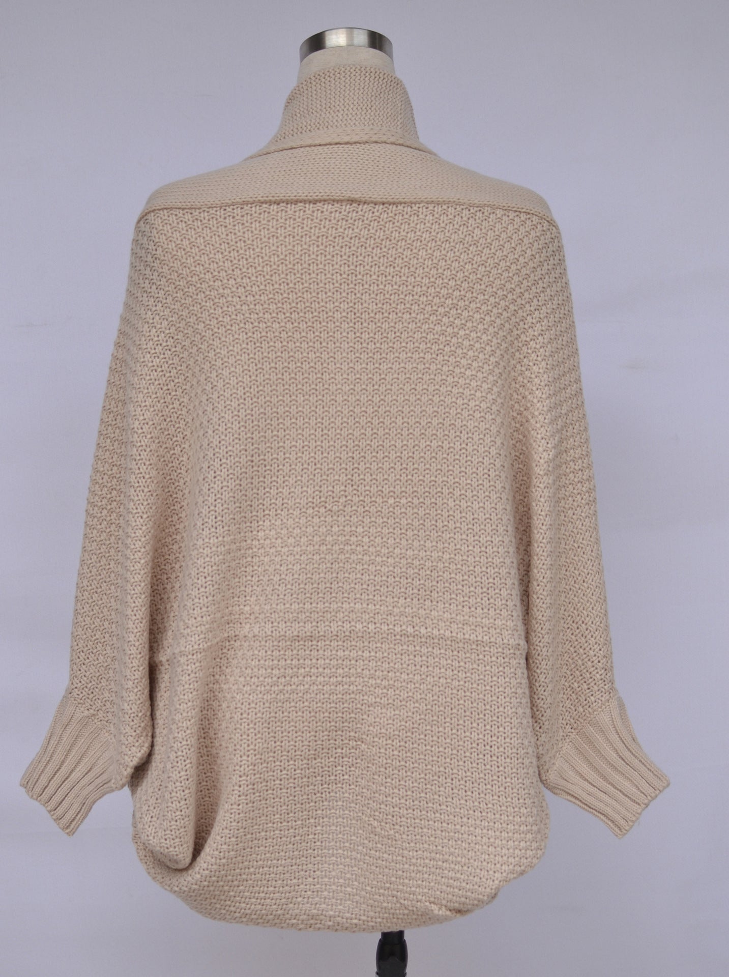 Bat sleeve knit cardigan sweater coat top