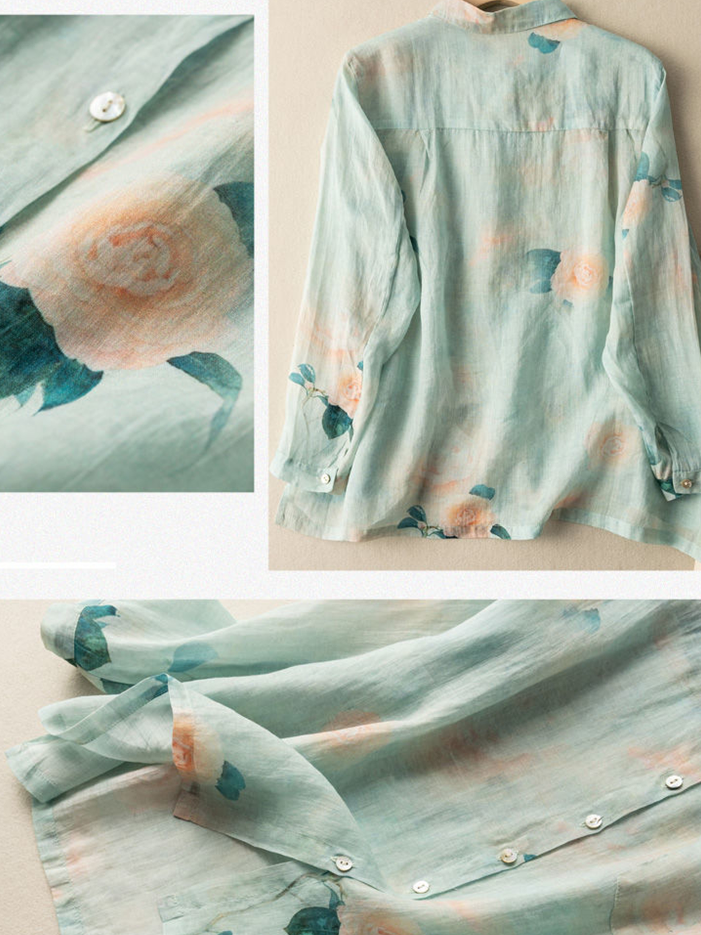 Women's Loose Casual Long Sleeve Shirt