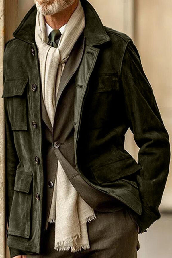 EXPLOSIVE SUEDE CASUAL FASHION JACKET MEN