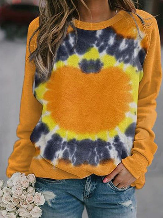 Women's Halloween Tie Dye Sweatshirt