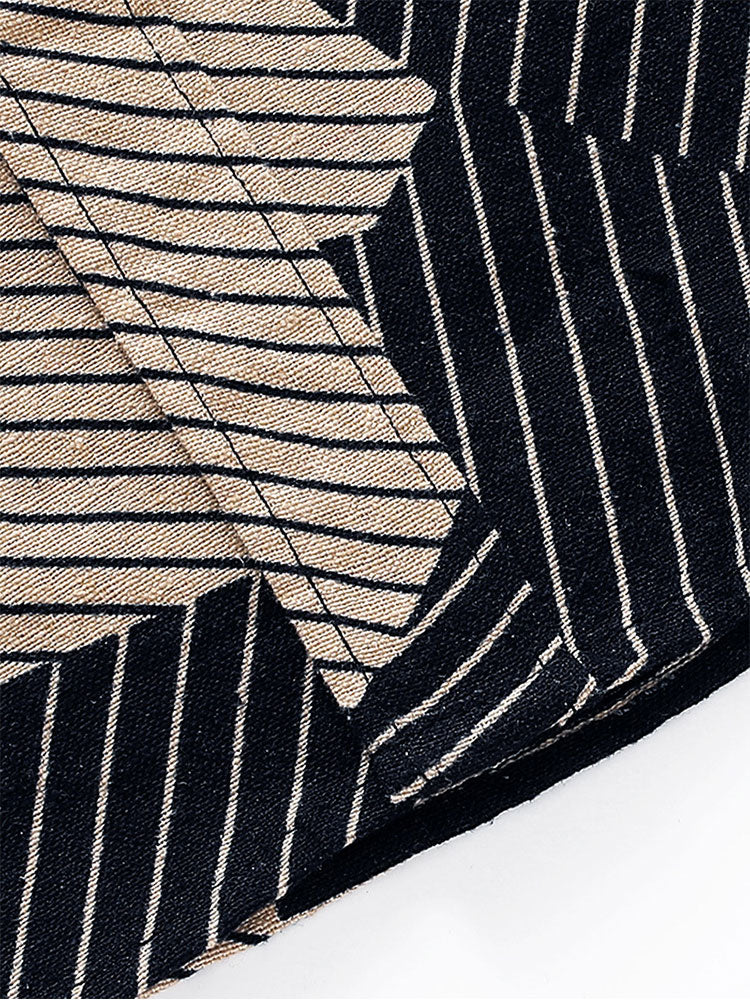 Line Geometry Print Shirt & Shorts