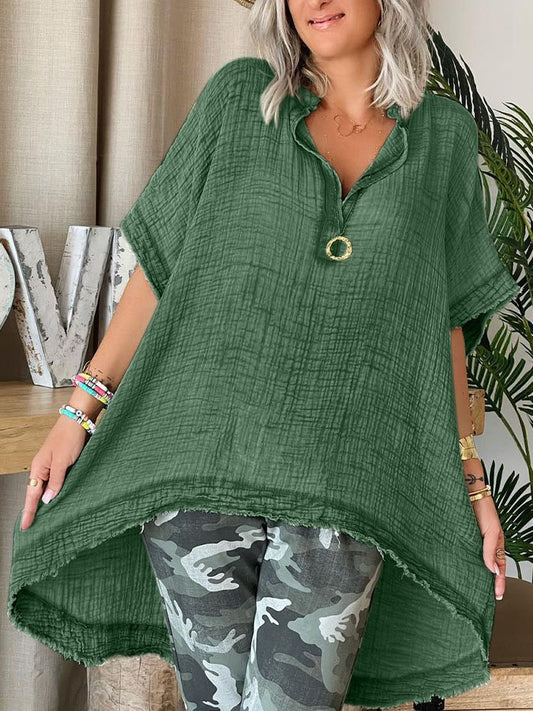 Solid Color Casual Loose T-Shirt