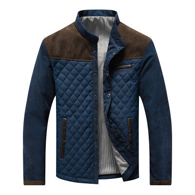 2022 New Spring Autumn Loose Stand-up Collar Men's Jacket