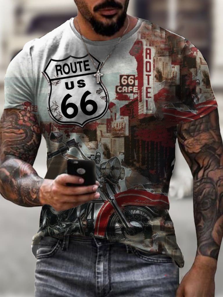 Trendy Route 66 T-shirt