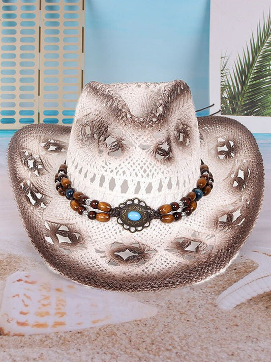 Ethnic Style Hollow Straw Hat
