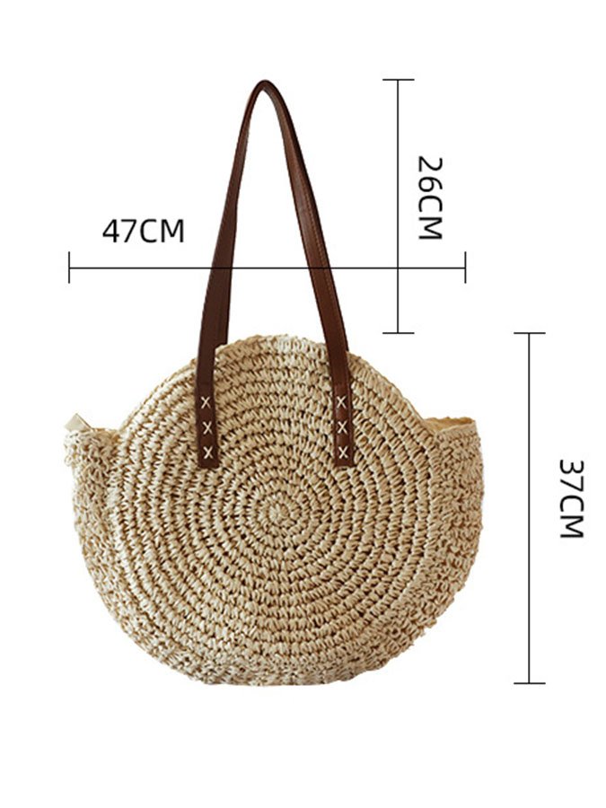 Boho Woven Tote Bag