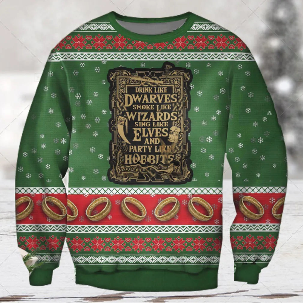 The Lord Of The Rings Drink Like Dwarves Sweatshirt