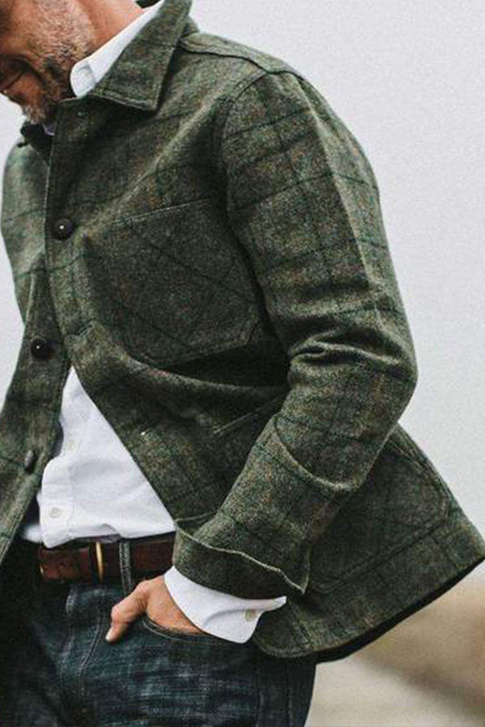 THE OJAI JACKET IN WINDOWPANE WOOL