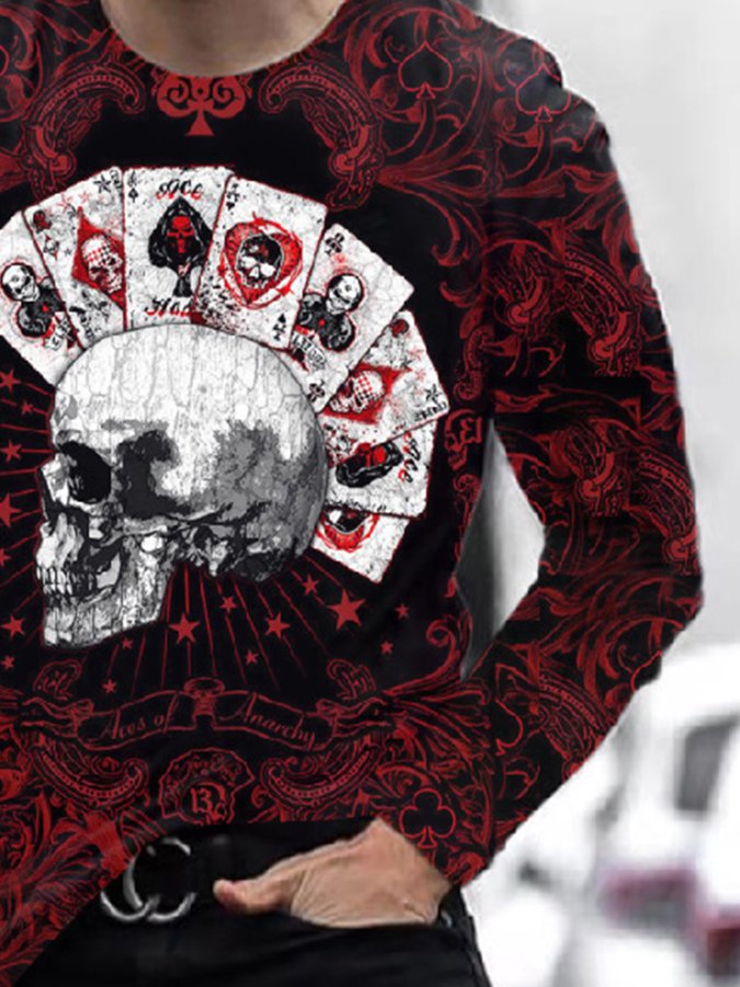 Skull Print T-Shirt