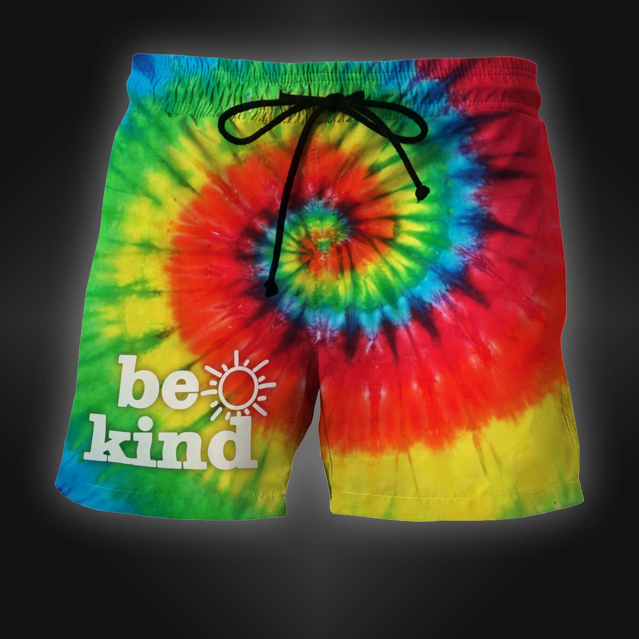 Be Kind Custom Beach Shorts - Swim Trunks