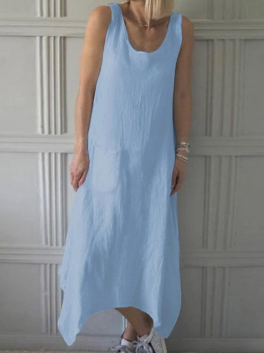 Loose Casual Solid Color Dress