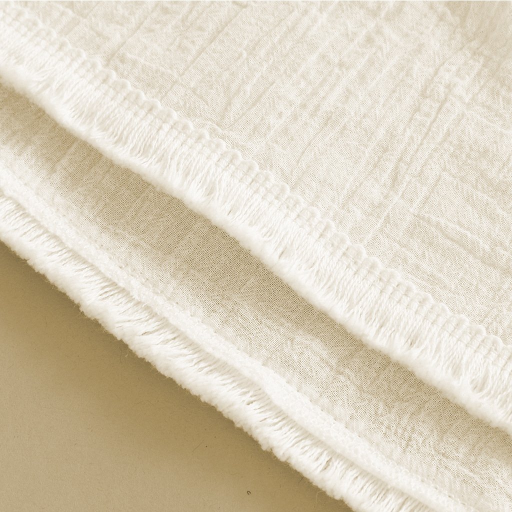 Women's Cotton Linen Solid Color Casual Loose Crew Neck T-Shirt