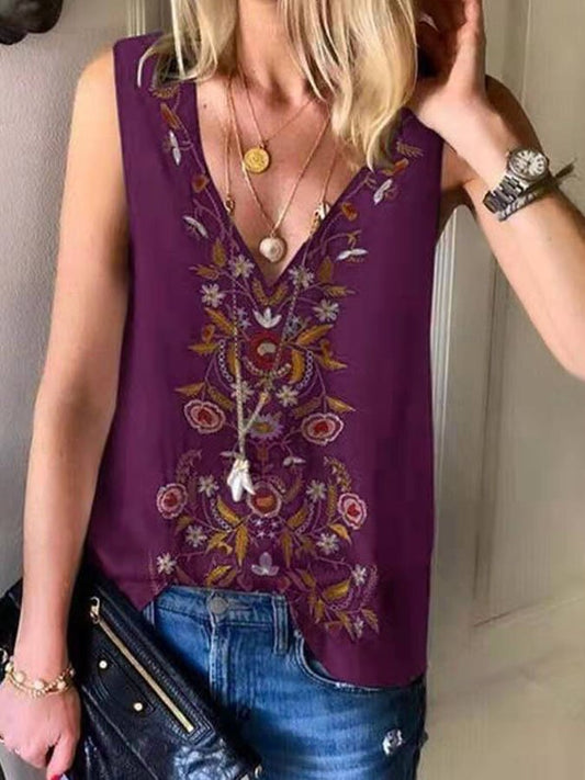 Western Geometric Print Vest
