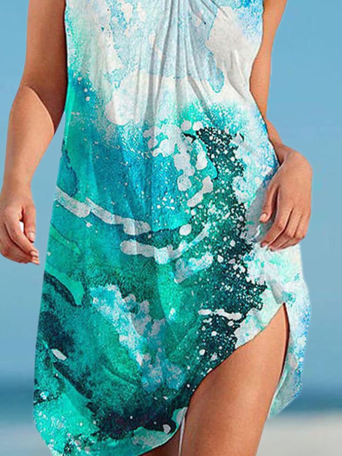 Surf Print Dress
