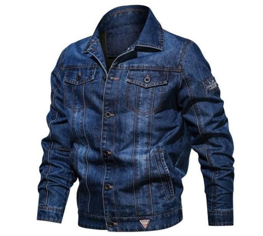 2022 Fashion Men's Multi-Pocket Denim Jacket