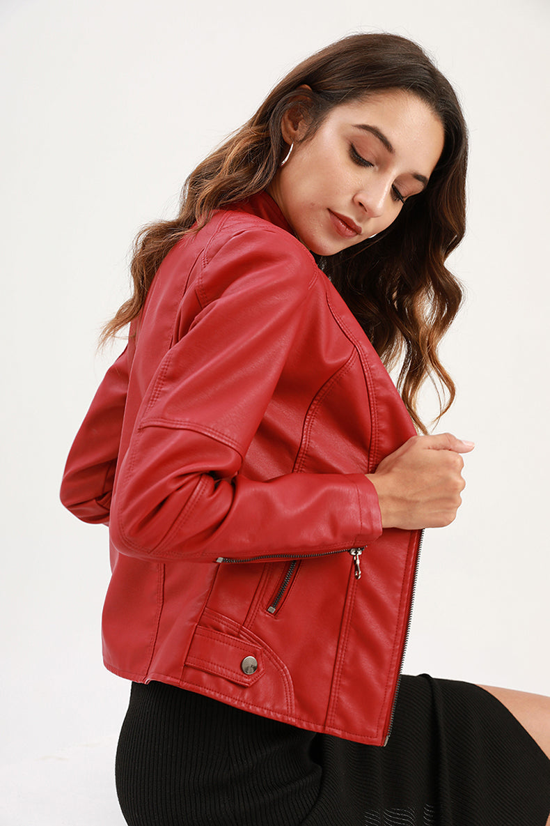 Red Classic Leather