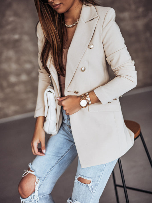 Cream Autumn Blazer