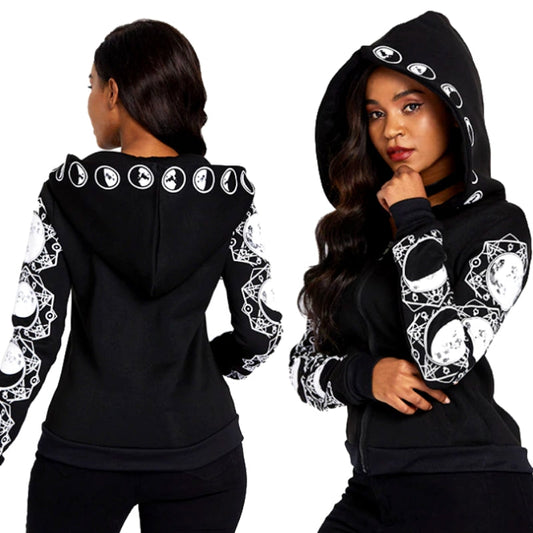 Goth Lunar Hoodie
