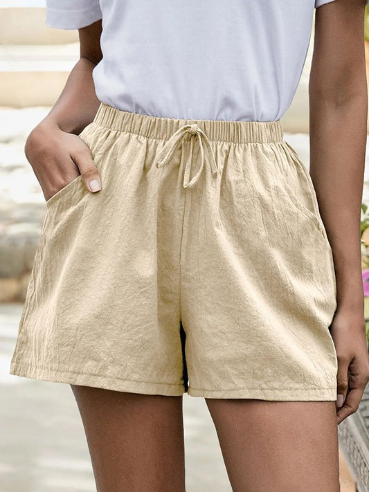Cotton Linen Casual Shorts
