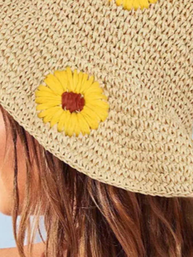 Woven Crochet Bucket Hat