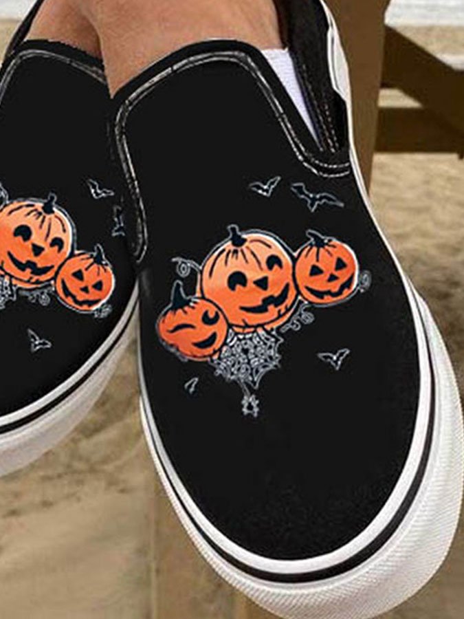 Halloween Pumpkin Casual Shoes