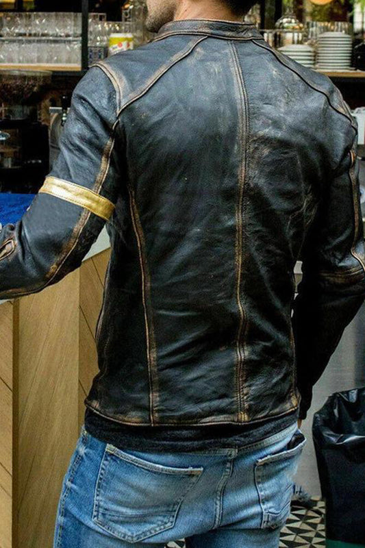 Men's Artificial Leather Jacket