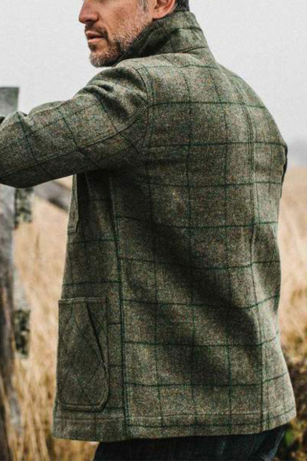 THE OJAI JACKET IN WINDOWPANE WOOL