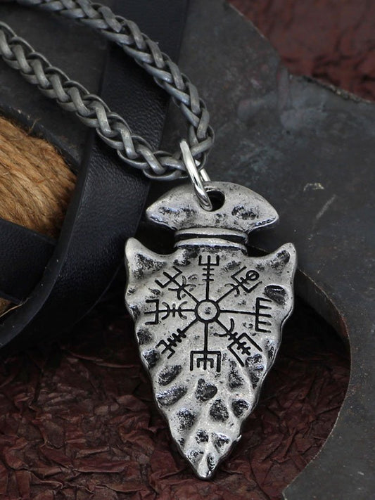 Viking Compass Compass Pendant Necklace