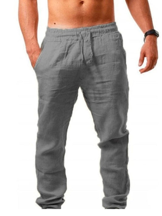 Cotton And Linen Loose Casual Sports Trousers