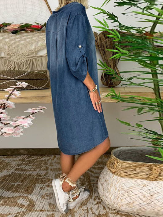 Women's Casual Denim Dress