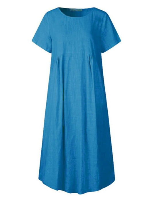 Casual Solid Resort Dress