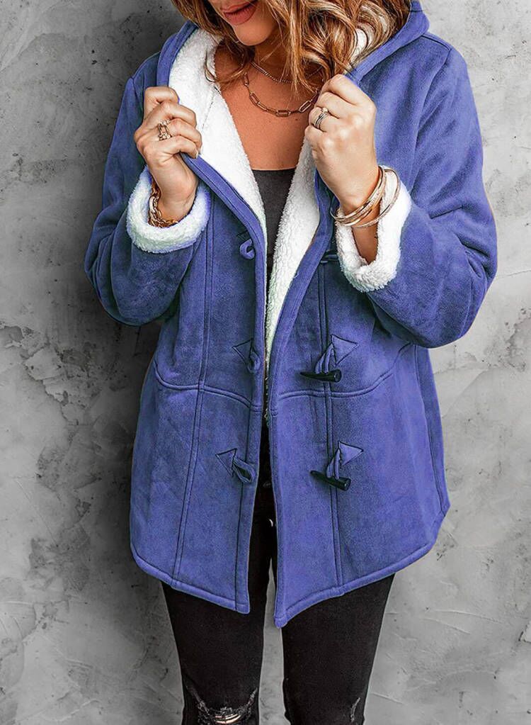 Long Casual Long Sleeve Thermal Jacket