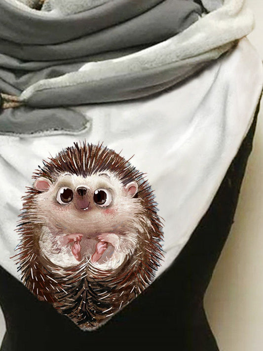 Hedgehog Pattern Scarf and Shawl